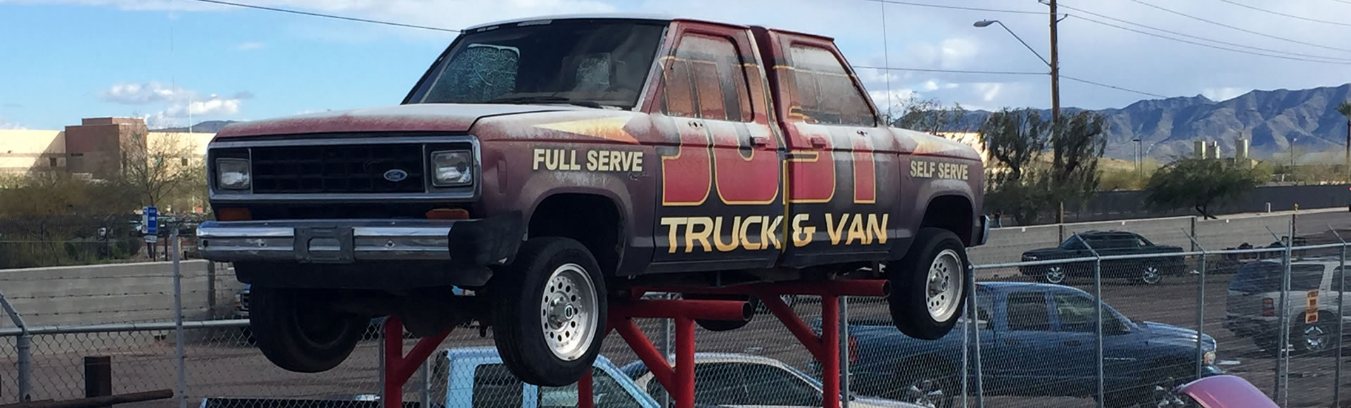 Picture of just truck and van salvage Yard in phoenix